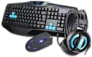 Game set E-Blue Cobra 3 in 1 in a luxury package - keyboard + mouse + headphones - Set