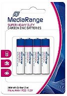 MediaRange Super heavy duty AAA 4pcs - Disposable Battery