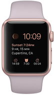 DEMO Apple Watch Sport 38mm Pink gold aluminum with lavender strap - Smart Watch