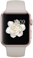 DEMO Apple Watch Sport 42mm Pink gold aluminum with a stone gray strap - Smart Watch
