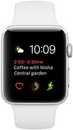 Apple Watch Series 1 38mm Stříbrný hliník s bílým sportovním řemínkem DEMO - Smartwatch