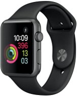 Apple Watch Series 1 42mm Space gray aluminum with black sports strap - Smart Watch