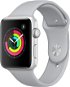 Apple Watch sorozat 3 42 mm-es GPS ezüst alumínium köd szürke sportos szíj DEMO - Okosóra