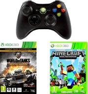 Xbox 360 - Starter Pack - ovládač Xbox X360, World of Tanks Starter Pack a Minecraft - Set