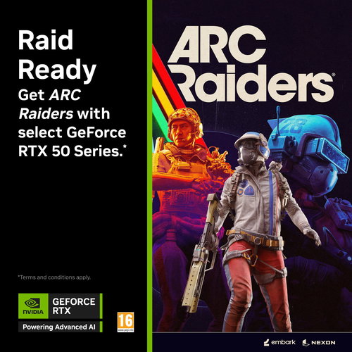 ARC Raiders GeForce RTX 50 Series Bundle - must be redeemed by 2.12.2025 - Promo Electronic Key - Main image