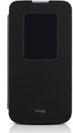 LG flip holster QuickWindow CCF-380 Black for L90 (D405N) - Phone Case