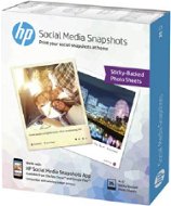 HP Social Media Snapshots Removable Sticky Photo Paper - Fotopapír
