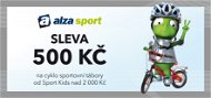 Gift for all children's Amulet bicycles - 500 CZK discount for Sportkids cyclotours - Voucher