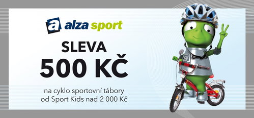 Gift for all children's Amulet bicycles - 500 CZK discount for Sportkids cyclotours - Gift Card - Main image