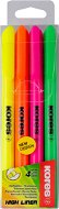KORES HIGH LINER – sada zvýrazňovačov (4 farby – žltá, ružová, oranžová, zelená) - Zvýrazňovač