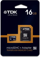 TDK Micro SDHC Class 16 GB 10 + SD Adapter - Memory Card