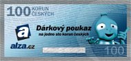 Printed Voucher Gift voucher Alza.cz for the purchase of goods worth 100 CZK - Tištěný voucher