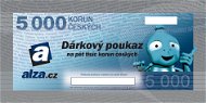 Dárkový poukaz Alza.cz na nákup zboží v hodnotě 5000 Kč - Tištěný voucher