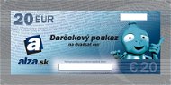 Tlačený voucher Darčekový poukaz Alza.sk na nákup tovaru v hodnote 20 € - Tištěný voucher