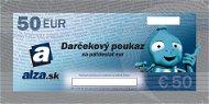 Tištěný voucher Darčekový poukaz Alza.sk na nákup tovaru v hodnote 50 € - Tištěný voucher