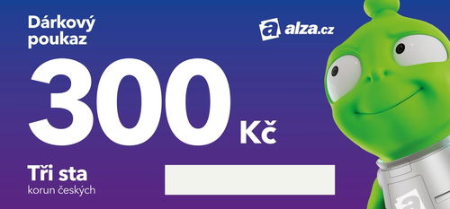Elektronický dárkový poukaz Alza.cz na nákup zboží v hodnotě 300 Kč - Voucher - Hlavní obrázek