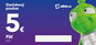 Elektronický darčekový poukaz Alza.sk na nákup tovaru v hodnote 5 € - Voucher