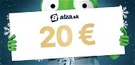 Vianočný darčekový poukaz Alza.sk na nákup tovaru v hodnote 20 € - Tlačený voucher
