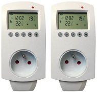 XtendLan Wi-Fi termostatická zásuvka 16 A dvojbalenie - Smart zásuvka