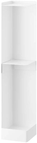 YAMAZAKI Toilet organizer with wheels Tower 1489, white - Toilet Roll Dispenser - Main image