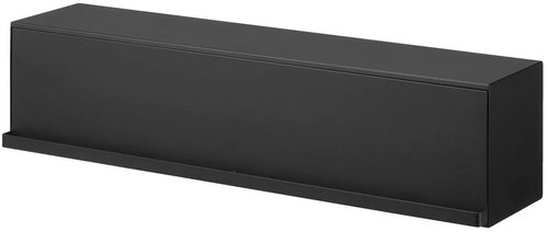 YAMAZAKI Wall mounted toilet paper dispenser Tower 10069, black - Toilet Roll Dispenser - Main image