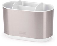 JOSEPH JOSEPH Duo Steel Caddy 70606 Toothbrush holder large, stainless steel/white - Toothbrush Holder