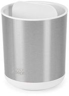 JOSEPH JOSEPH Duo Steel Caddy 70607 Small toothbrush holder, stainless steel/white - Toothbrush Holder