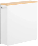YAMAZAKI Tower 1426 Pull-out toilet organizer, white - Toilet Roll Dispenser