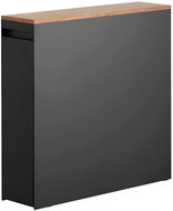 YAMAZAKI Tower 1427 Pull-out toilet organizer, black - Toilet Roll Dispenser
