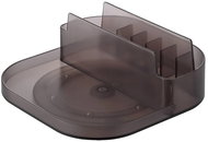 Yamazaki Refrigerator rotary organizer with compartments Tower 1325, dark - Kitchen Organiser