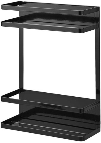 Yamazaki Magnetic laundry organizer Tower 1801, black - Organiser - Main image