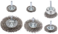YATO Wire brushes with drill attachment INOX set of 6 YT-47593 - Adapter Set