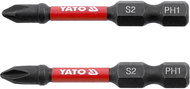YATO Impact bits 1/4" × 50 mm PH1 2 pcs YT-78040 - Bit Set