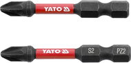 YATO Impact bits 1/4" × 50 mm PZ2 2 pcs YT-78044 - Bit Set