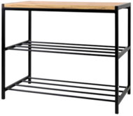 YLD OYE 61 × 31 × 49 cm, metal + wood - Shoe Rack