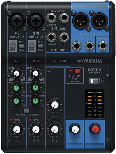 YAMAHA MG06 - Mixing Desk - Main image