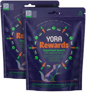 YORA Rewards insect treats with apple and carrot 2 × 100 g - Dog Treats