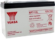 YUASA 12V 7Ah karbantartásmentes ólom akkumulátor NP7-12L, faston 6,3 mm - Szünetmentes táp akkumulátor