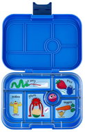 Yumbox Leakproof Snack Box 6 sections Original - Surf Blue Funny Monsters - Lunch Box