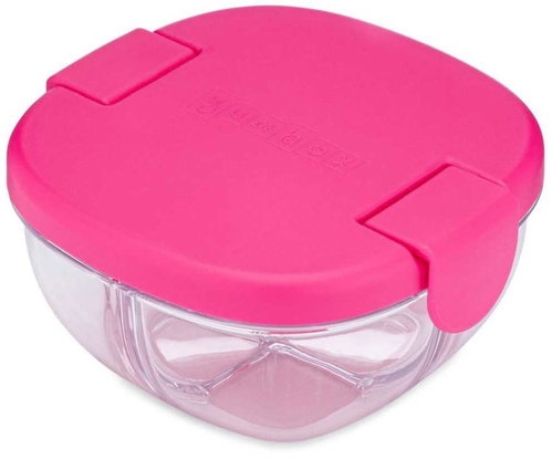 Yumbox Snack bowl with lid - Raspberry Pink - Lunch Box - Main image