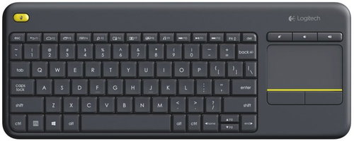 Logitech Wireless Touch Keyboard K400 Plus CZ - TV Remote Control - Main image