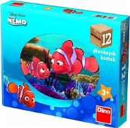 Dino drevené kocky - Nemo - Obrázkové kocky
