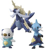  Pokémon - set 3 pieces Evolution OSHAWOTT  - Figure