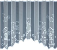 4sleep Hotová žakárová záclona dětská 160 × 300 cm Běla - Záclona