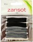 Zansot Elastické gumičky do vlasů, tkanina, 8 ks, černá + šedá -  Hair Ties