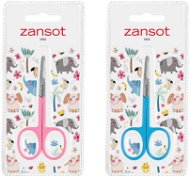ZANSOT Nůžky na nehty pro děti, růžová + modrá - Medical scissors