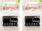 Zansot Sponka Tress 2,2 cm, lesklá černá - Sponky do vlasů