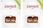 Zansot Sponka Tress 2,2 cm, želva - Sponky do vlasů