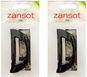 Zansot Sponka Curved 6,2 cm, lesklá černá - Sponky do vlasů