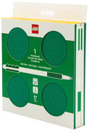LEGO Stationery with gel pen as clip and spare refill, green - Journal